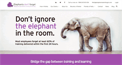 Desktop Screenshot of elephantsdontforget.com